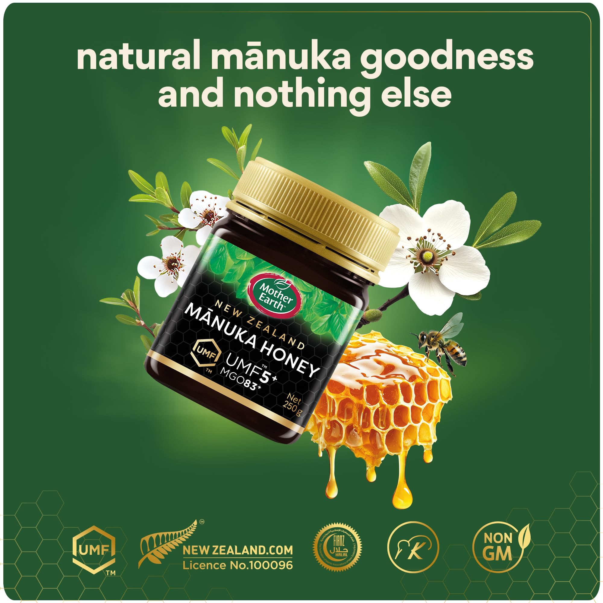 Mother Earth Manuka Honey UMF 5+, 250g : Amazon.in: Grocery